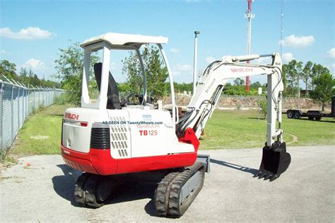 takeuchi tb125 mini excavator|track hoes mini excavator.